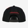 MITCHELL & NESS MIAMI HEAT Mens High Crown Structured Snapback Red/BLACK