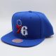 MITCHELL & NESS PHILADELPHIA 76ERS Mens High Crown Structured Snapback