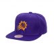 MITCHELL & NESS PHOENIX SUNS Mens High Crown Structured Snapback Purple/YELLOW