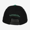 MITCHELL & NESS NBA BOSTON CELTICS HIGHLIGHT REAL BROWN SNAPBACK HWC BLACK/GREEN