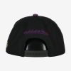 MITCHELL & NESS LOS ANGELES LAKERS Mens High Crown Structured Snapback Black / Purple