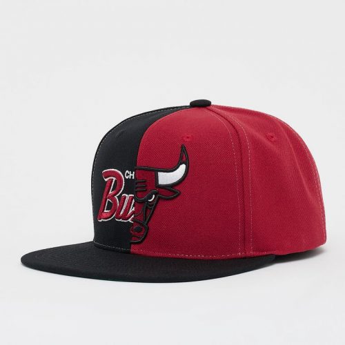 MITCHELL & NESS CHICAGO BULLS Mens High Crown Structured Snapback B_Black/RED