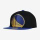 MITCHELL & NESS GOLDEN STATE WARRIORS Mens High Crown Structured Snapback Black