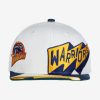 MITCHELL & NESS GOLDEN STATE WARRIORS FAST TIMES SNAPBACK HWC White one