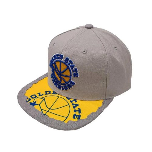 MITCHELL & NESS NBA GOLDEN STATE WARRIORS MUNCH TIME SNAPBACK HWC GREY