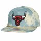 MITCHELL & NESS NBA CHICAGO BULLS ACID WASH SNAPBACK BLUE