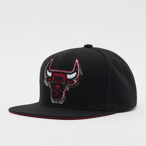 MITCHELL & NESS CHICAGO BULLS NBA BIG FACE 7.0 SNAPBACK BLACK ONE