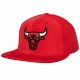 MITCHELL & NESS CHICAGO BULLS NBA ALL DIRECTIONS SNAPBACK RED ONE