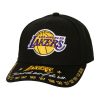 MITCHELL & NESS LOS ANGELES LAKERS NBA AGAINST THE BEST PRO SNAPBACK BLACK