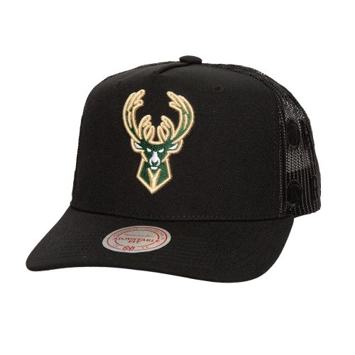 Mitchell & Ness NBA Monogram Trucker Milwaukee Bucks Black ONE