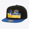 Mitchell & Ness NBA Text Stack 1 Snapback - Golden State Warriors Black ONE