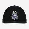 MITCHELL & NESS MILWAUKEE BUCKS TEAM LOGO DEADSTOCK THROWBACK SNAPBACK BLACK