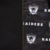 Mitchell & Ness NFL Team Leader Satin Bomber Vintage Logo Oakland Raiders Black XXL