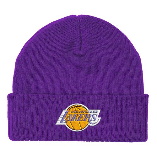 MITCHELL & NESS LOS ANGELES LAKERS FANDOM KNIT BEANIE HWC PURPLE