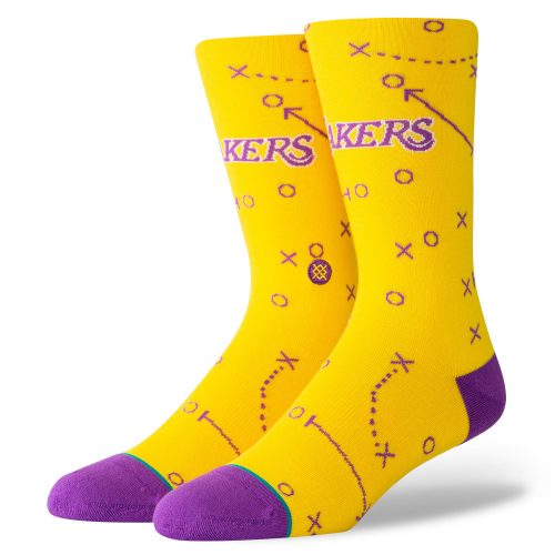 STANCE LAKERS PLAYBOOK YELLOW