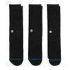 STANCE ICON 3 PACK SOCKS BLACK