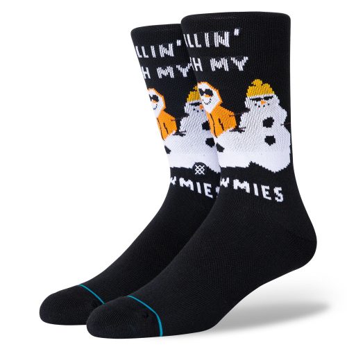 STANCE SNOWMIES CHILLIN SOCKS BLACK