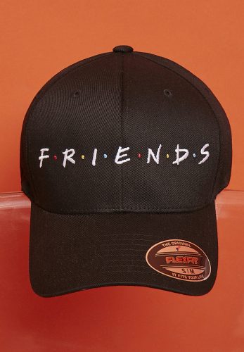 MERCHCODE FRIENDS LOGO FLEXFIT CAP BLACK