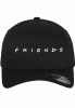 MERCHCODE FRIENDS LOGO FLEXFIT CAP BLACK