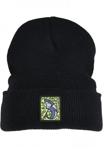 MERCHCODE JAWS PATCH BEANIE BLACK