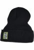 MERCHCODE JAWS PATCH BEANIE BLACK