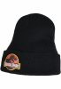 MERCHCODE JURASSIC PARK LOGO BEANIE BLACK