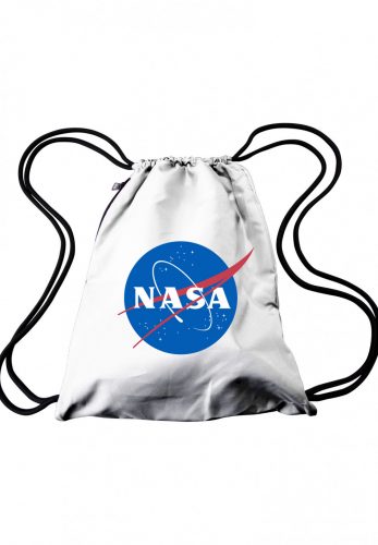 MISTER TEE NASA GYM BAG WHITE