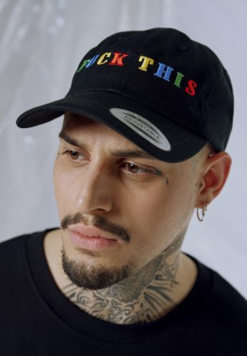 MISTER TEE FUCK THIS DAD CAP BLACK