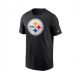 Nike SS Essential Cotton T-Shirt - NFL Pittsburgh Steelers Black L