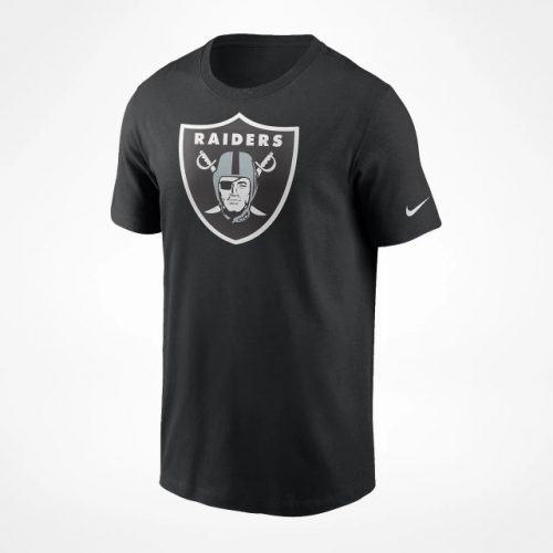 Nike SS Essential Cotton T-Shirt - NFL Las Vegas Raiders Black M