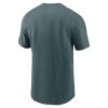 Nike SS Essential Cotton T-Shirt - NFL Philadelphia Eagles Sport Teal L