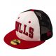 New Era Team Word Arch Cap Chicago Bulls WHITE/RED