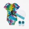 JORDAN TIE DYE 3PC SET WHITE