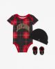 JORDAN JHB ESSENTIALS PLAID FIRE RED