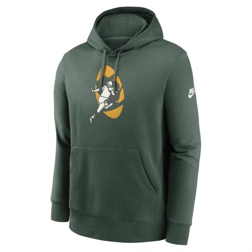 Nike Club Fleece Pullover Hoodie - NFL Green Bay Packers Fir M