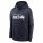 Nike Club Fleece Pullover Hoodie - NFL Seattle Seahawks College Navy XL