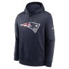 Nike Club Fleece Pullover Hoodie - NFL New England Patriots College Navy XXL