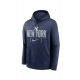 NIKE MLB CLUB SLACK FLEECE HOOD NEW YORK YANKEES MIDNIGHT NAVY