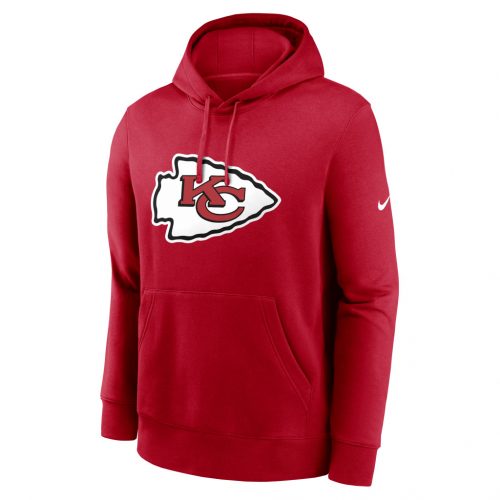 Nike Club Fleece Pullover Hoodie - NFL Kansas City Chiefs University Red 3XL