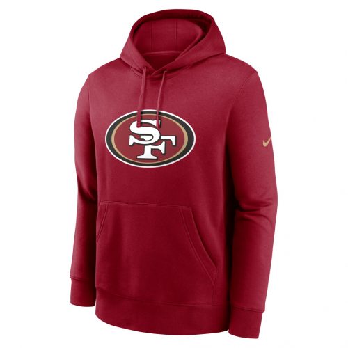 Nike Club Fleece Pullover Hoodie - NFL San Francisco 49ers Gym Red M