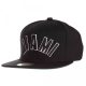 Mitchell & Ness Wool Solid Snapback Miami Heat BLACK