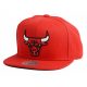 MITCHEL & NESS SOLID TEAM SNAPBACK CHICAGO BULLS