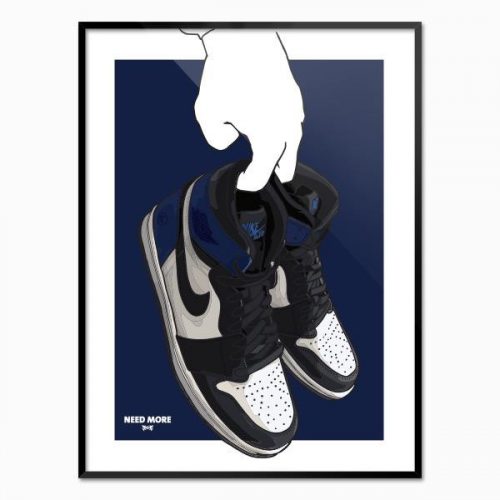 Need More Jordan 1 Fragment Art Print 300 x 400 mm