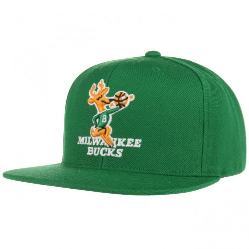 Mitchell & Ness Solid Team Snapback Milwaukee Bucks