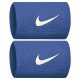 NIKE TENNIS PREMIER DOUBLEWIDE WRISTBANDS 2 PK GAME ROYAL/WHITE