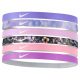 NIKE PRINTED HEADBANDS 6 PK LIGHT THISTLE/WHITE/ICED LILAC