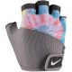 NIKE WOMEN'S PRINTED GYM ELEMENTAL FITNESS GLOVES PURPLE PULSE/SMOKE GREY/WHITE