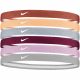 NIKE SWOOSH SPORT HEADBANDS 6PK 2.0 FIREWOOD ORANGE/ORANGE CHALK/LT ARMORY BLUE