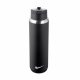 NIKE SS RECHARGE STRAW BOTTLE 24OZ BLACK/WHITE ONE