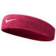 NIKE SWOOSH HEADBAND VIVID PINK/WHITE